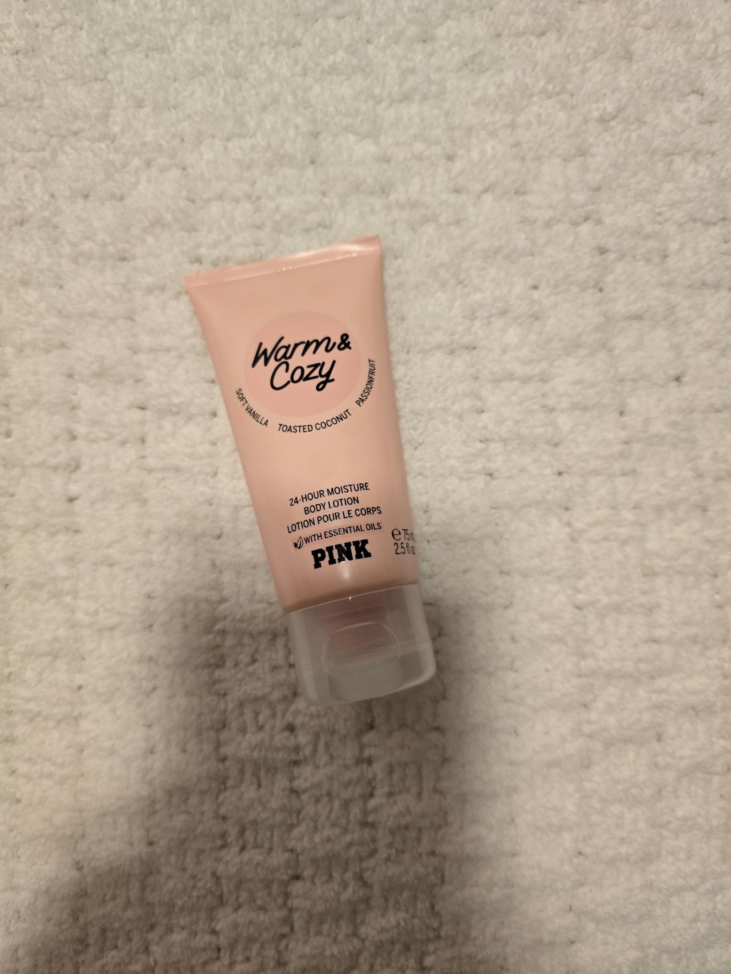 PINK Warm and Cozy Lotion