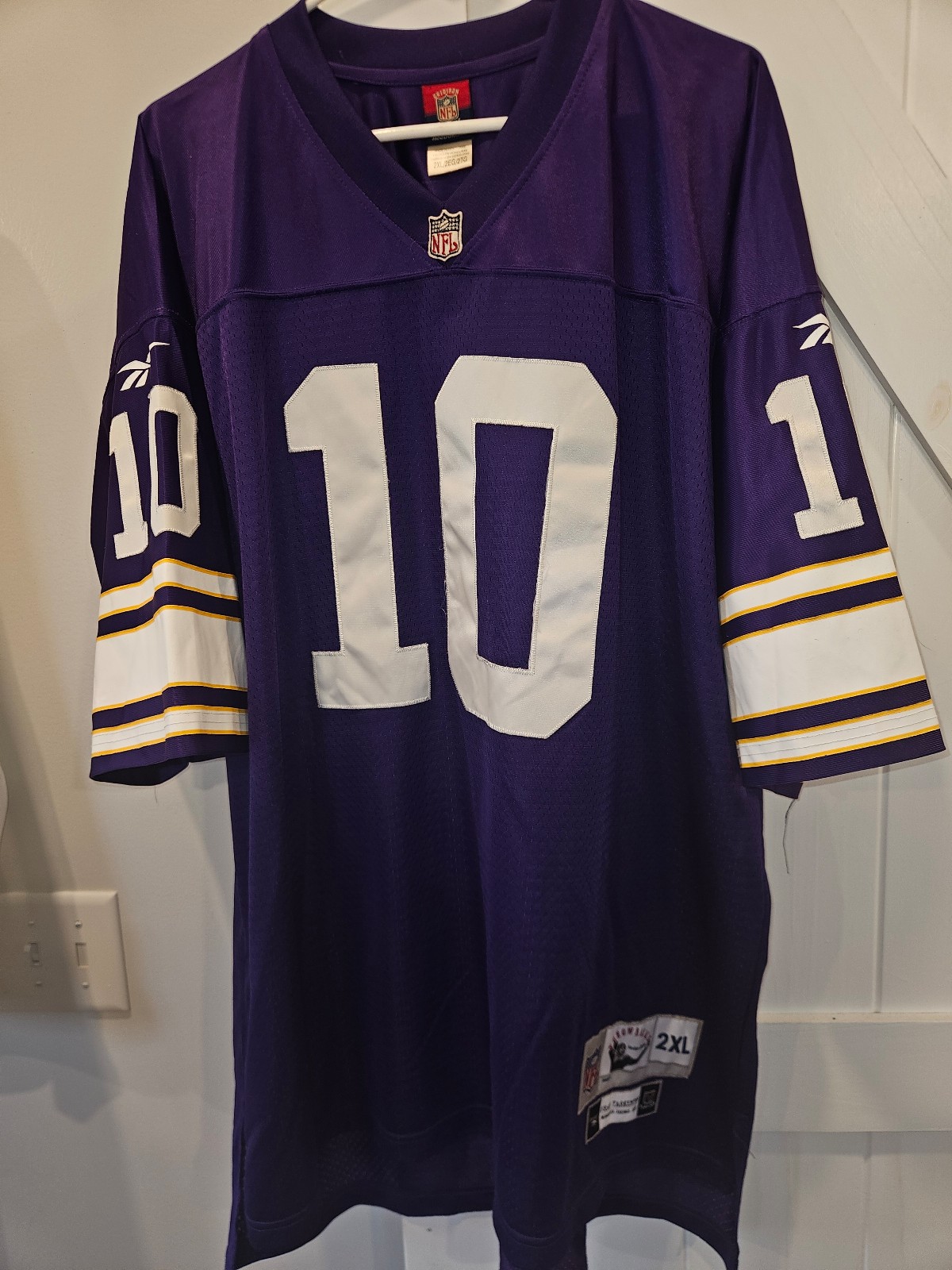 Fran Tarkenton Minnesota Vikings Reebok Gridiron Classic Jersey Men's 2XL