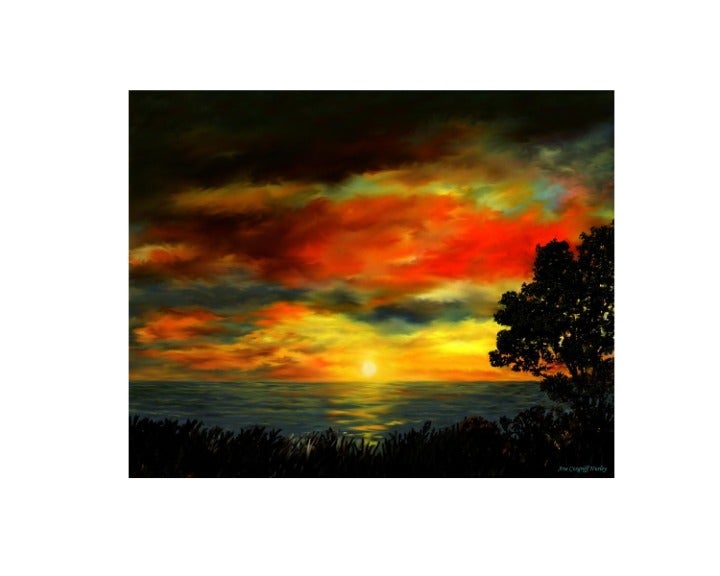8x10 Canvas Signed Limited Reproduction of Original Art Sharran's Sunrise OOAK