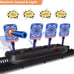 Electronic Shooting Target with Foam Dart Digital Scoring Auto Reset Target