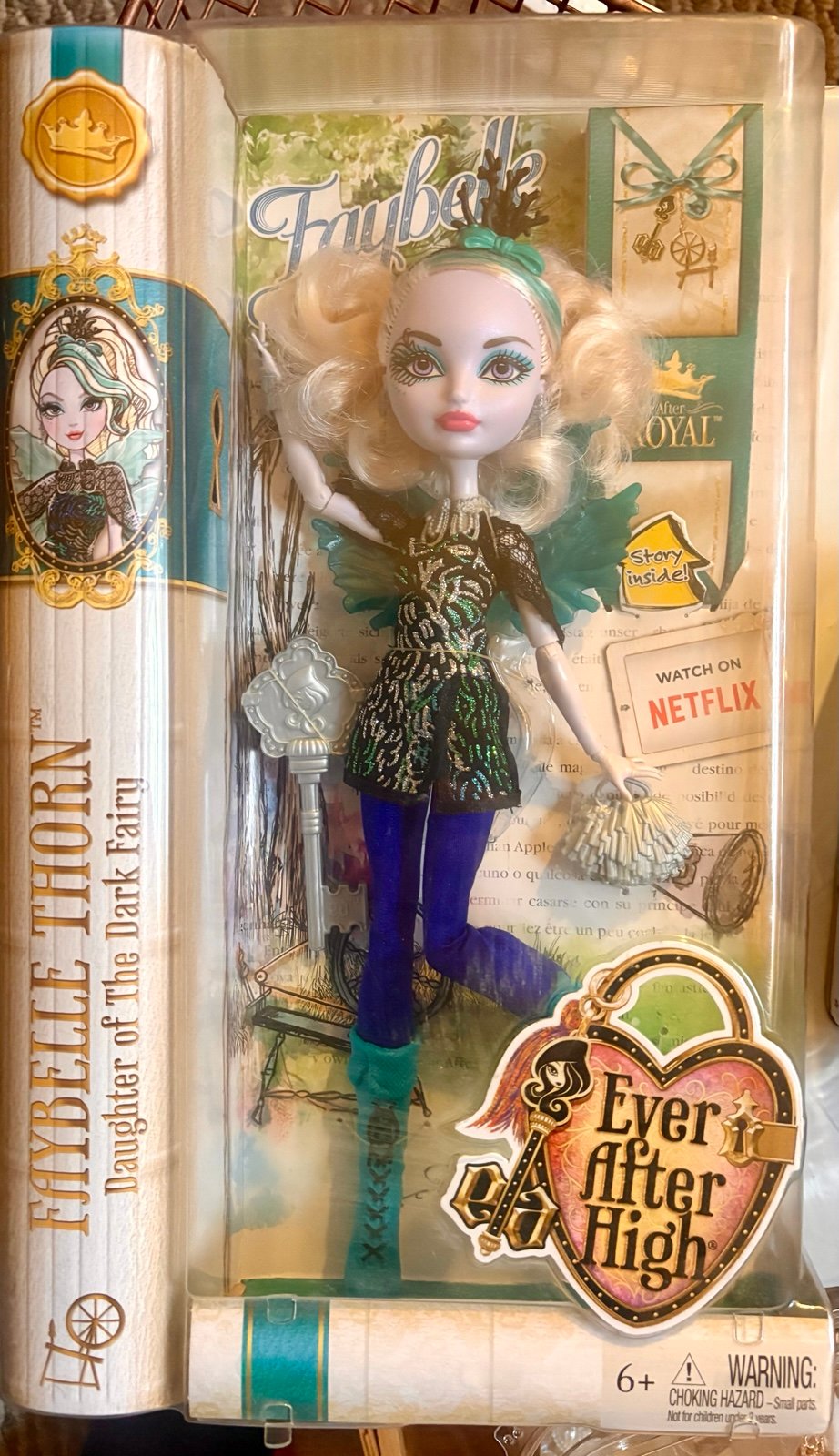 Ever After High “Faybelle Thorn” Daughter of the Dark Fairy NEW