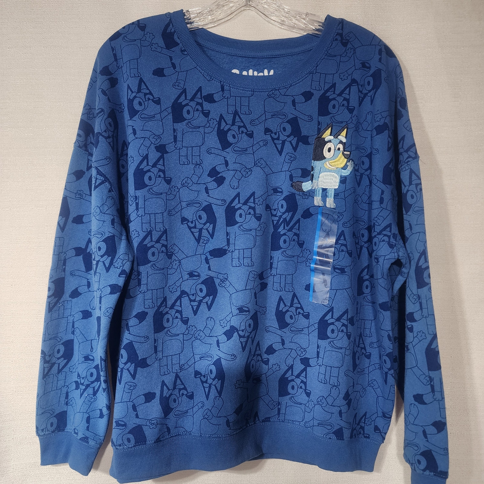 Bluey blue sweatshirt women's Large