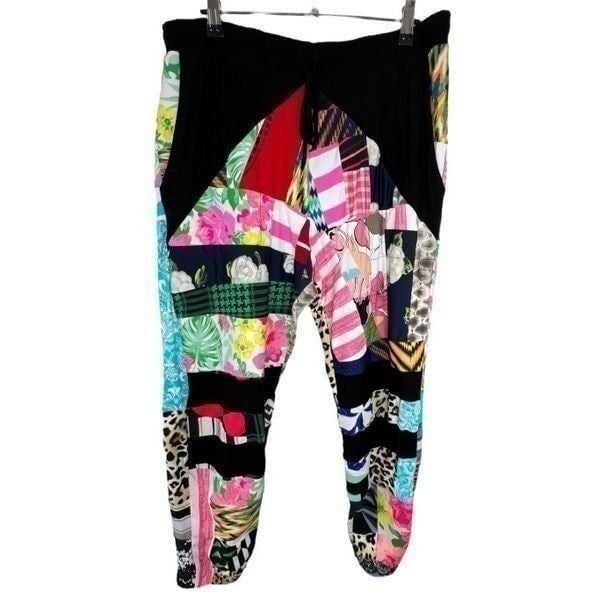 ZWD Unique Colorful Multi-fabric Lightweight Comfy Joggers