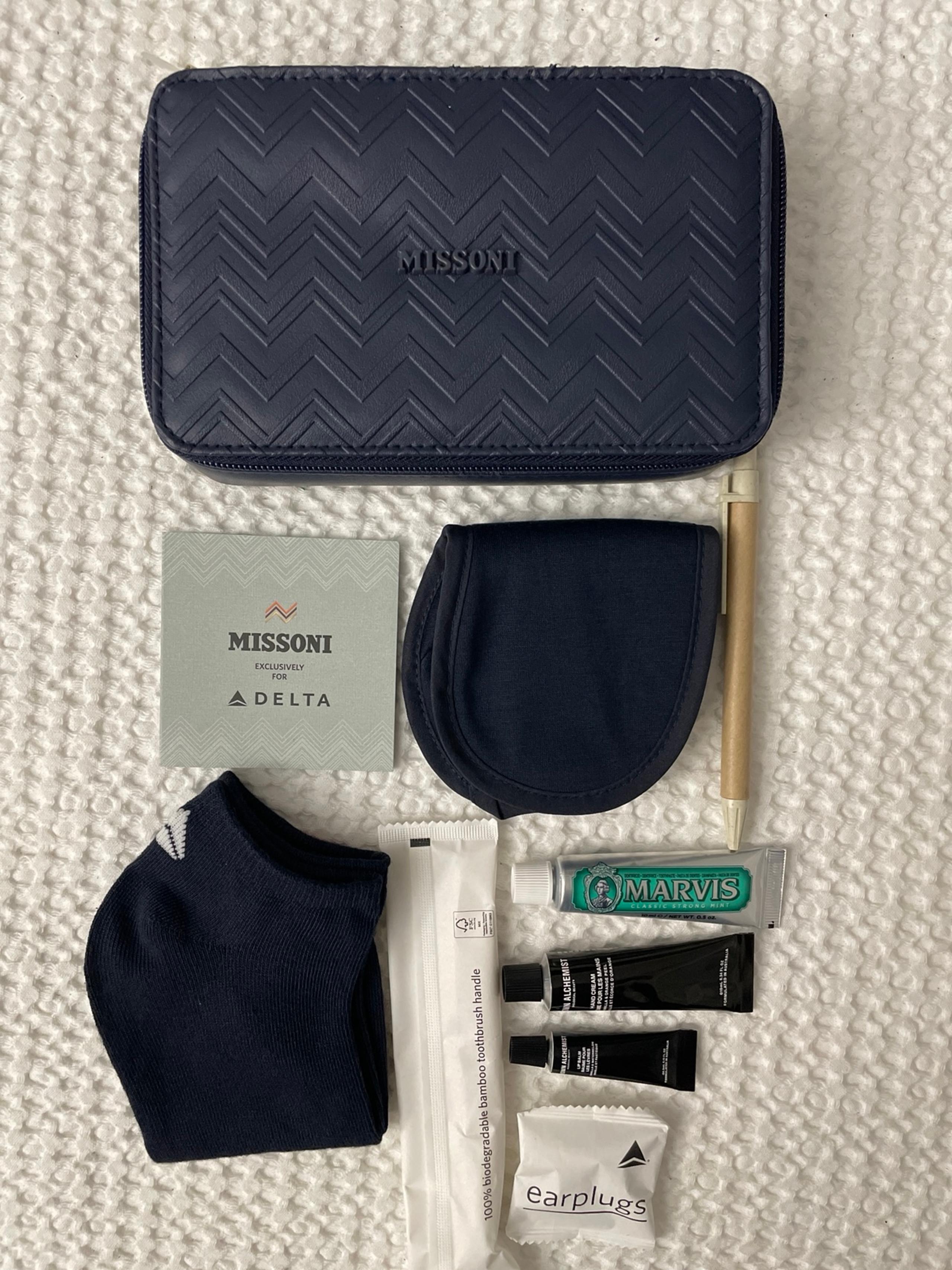 New Delta One amenity first class Delta Airlines