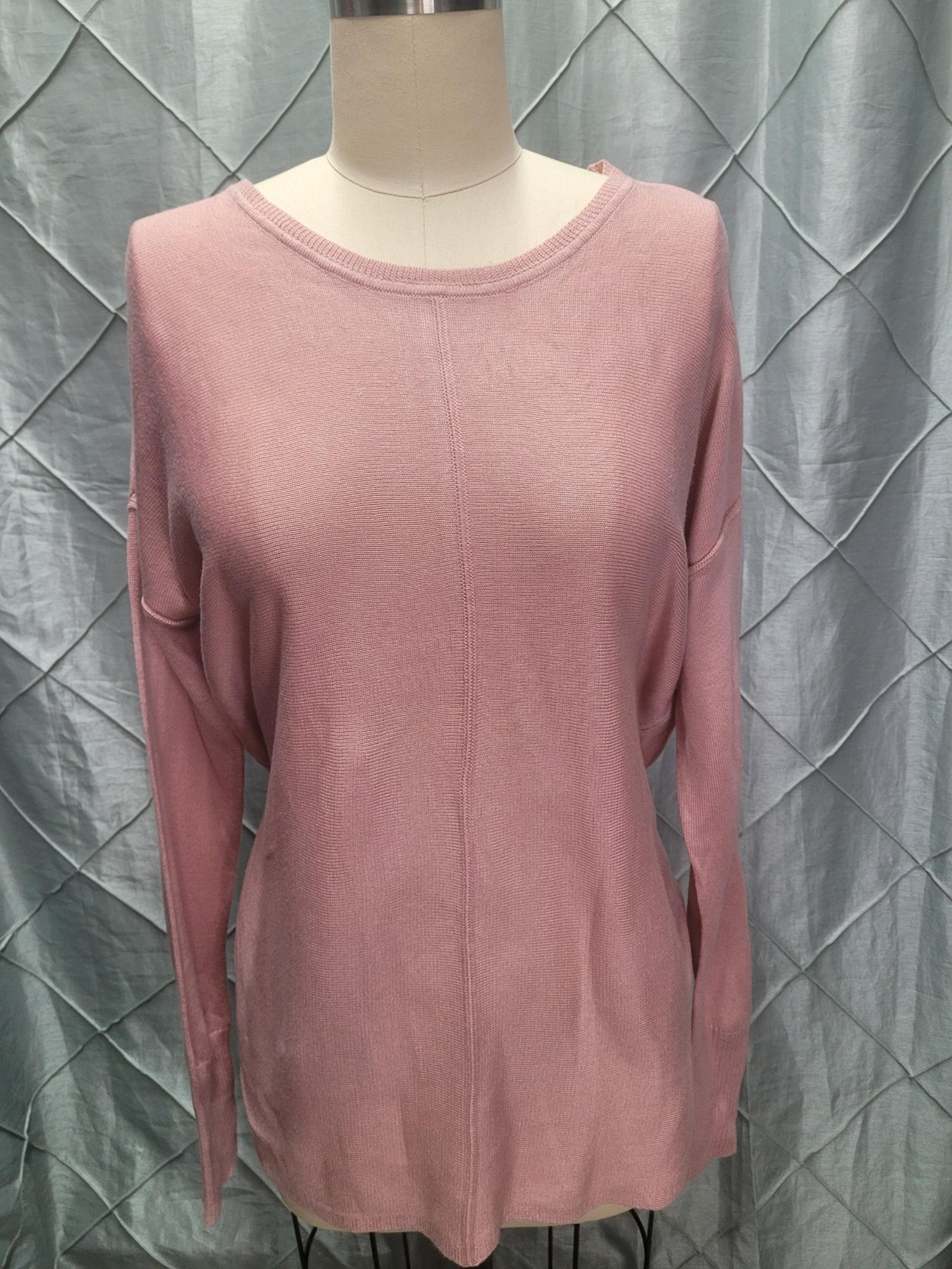 Van Heusen Womens Pink Acrylic Sweater, Size M ,NWOT