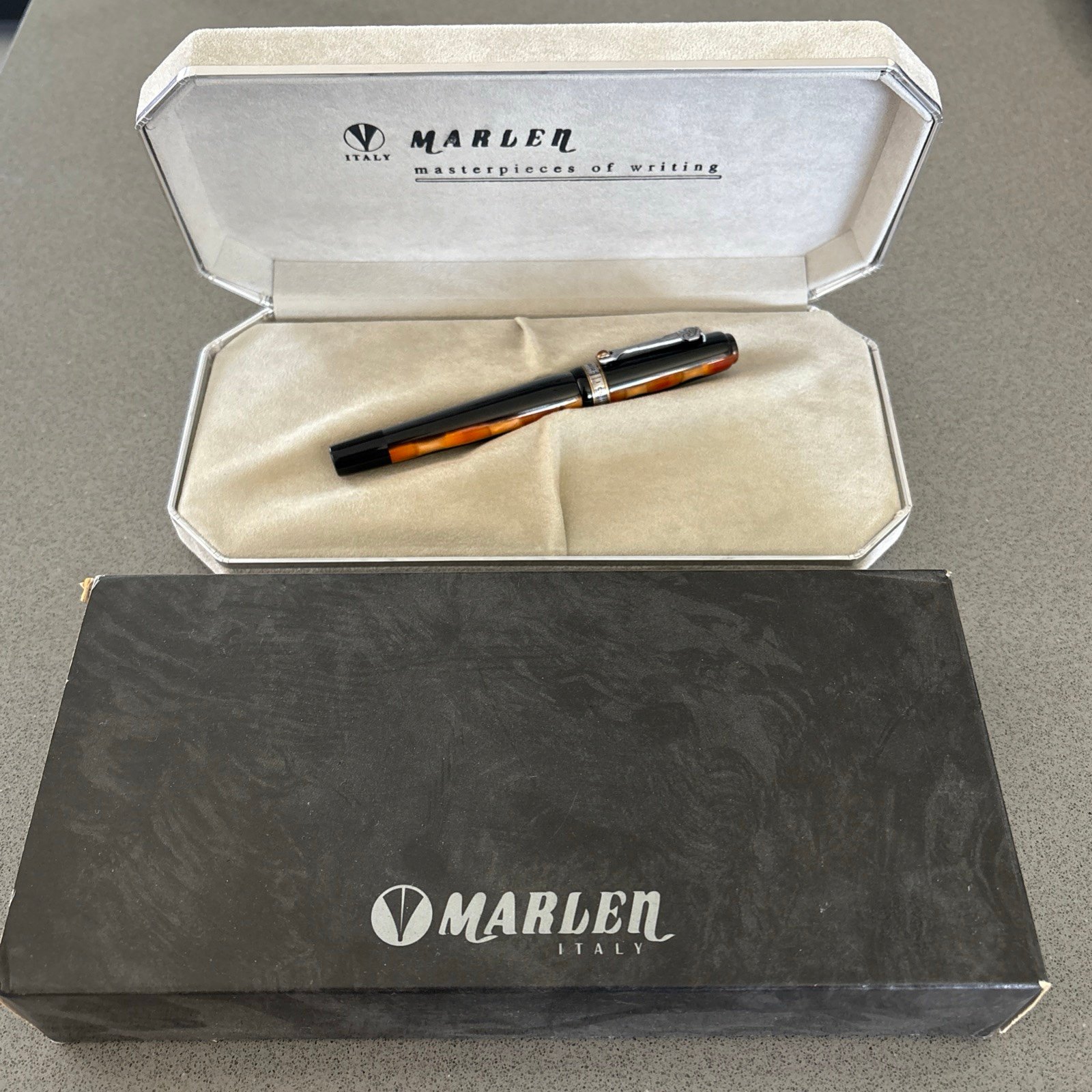 Marlen Continenti Africa Fountain Pen | Italian Resin | Brand New | Piston Fill.