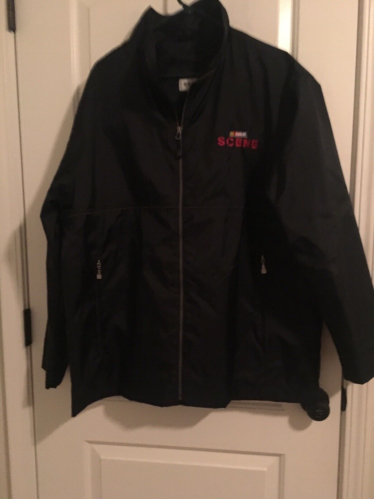 North End NASCAR SCENE Men's Black Full Zip Jacket Activewear Size Large