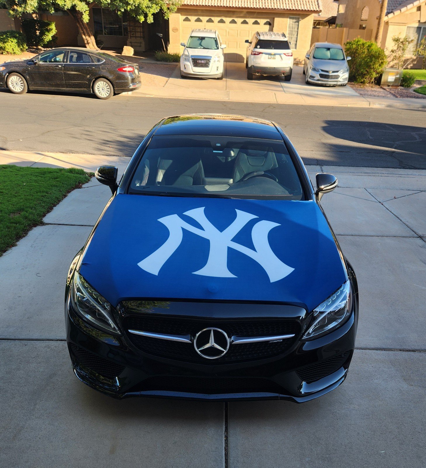 New York Yankees Auto Hood Cover | Sports Flags | Hood Flags | 150x120cm