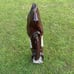 Vintage Gemini Golf Bag Made In U.S.A. Maroon Leather And Navajo Print 1995