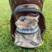 Vintage Gemini Golf Bag Made In U.S.A. Maroon Leather And Navajo Print 1995