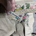 Desigual Jacket Womens Large 42 Beige Tan Floral Zip Up Boho