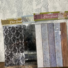 Stamperia Clear Prints Acetate A4 6/Pkg-Lady Vagabond Lifestyle, garden house,