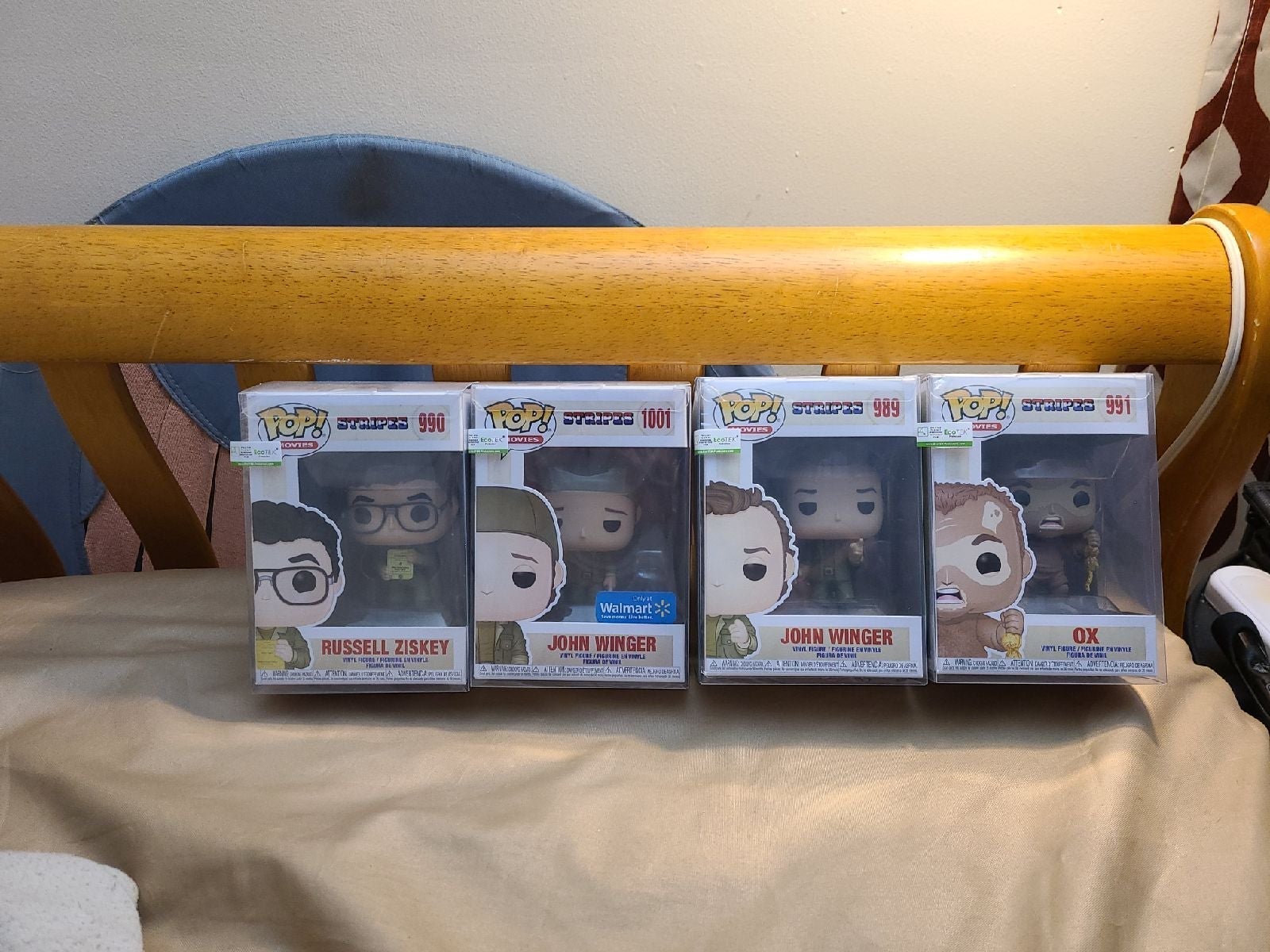 Funko Pop Movies Stripes Complete Set Lot 989, 990, 991, 1001 Bill Murray Harold