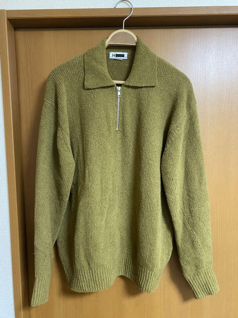 当店在庫してます！ BEAUTY&YOUTH H Half-Zip Sweater Knit トップス