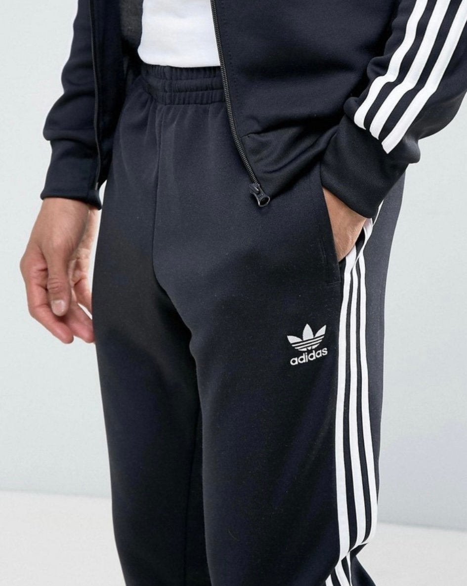 Mens Adidas Originals Superstar Track Jacket BK5921 & Cuffed Track Pants AJ6960