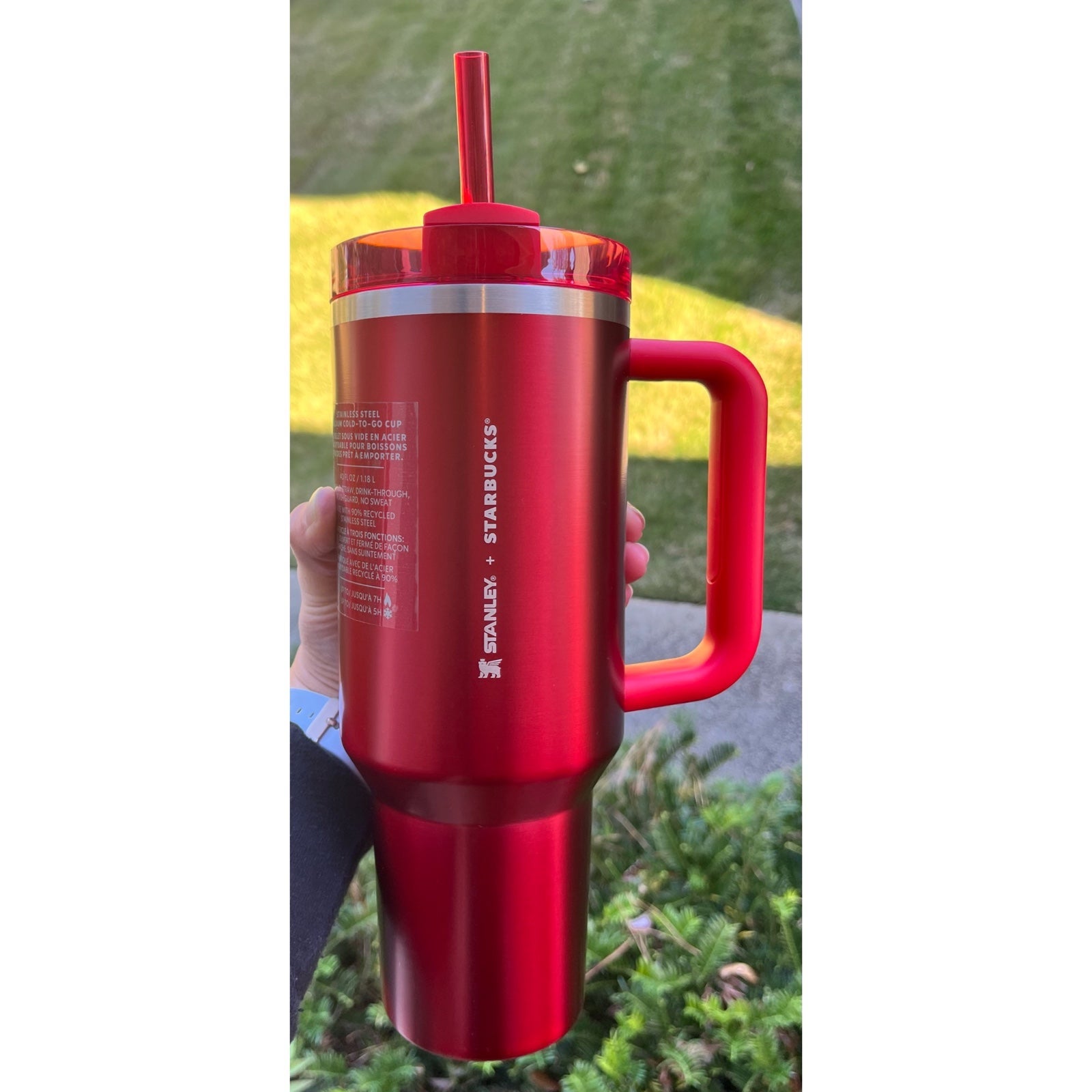 NWT Stanley x Starbucks LIMITED EDITION Holiday 2023 Red 40oz Tumbler