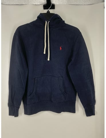 Polo Ralph Lauren Heavyweight Hoodie Sweatshirt Pullover Navy Blue Pony Small