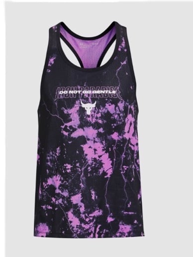 Armour Men’s Project Rock Print Mesh Tank Top