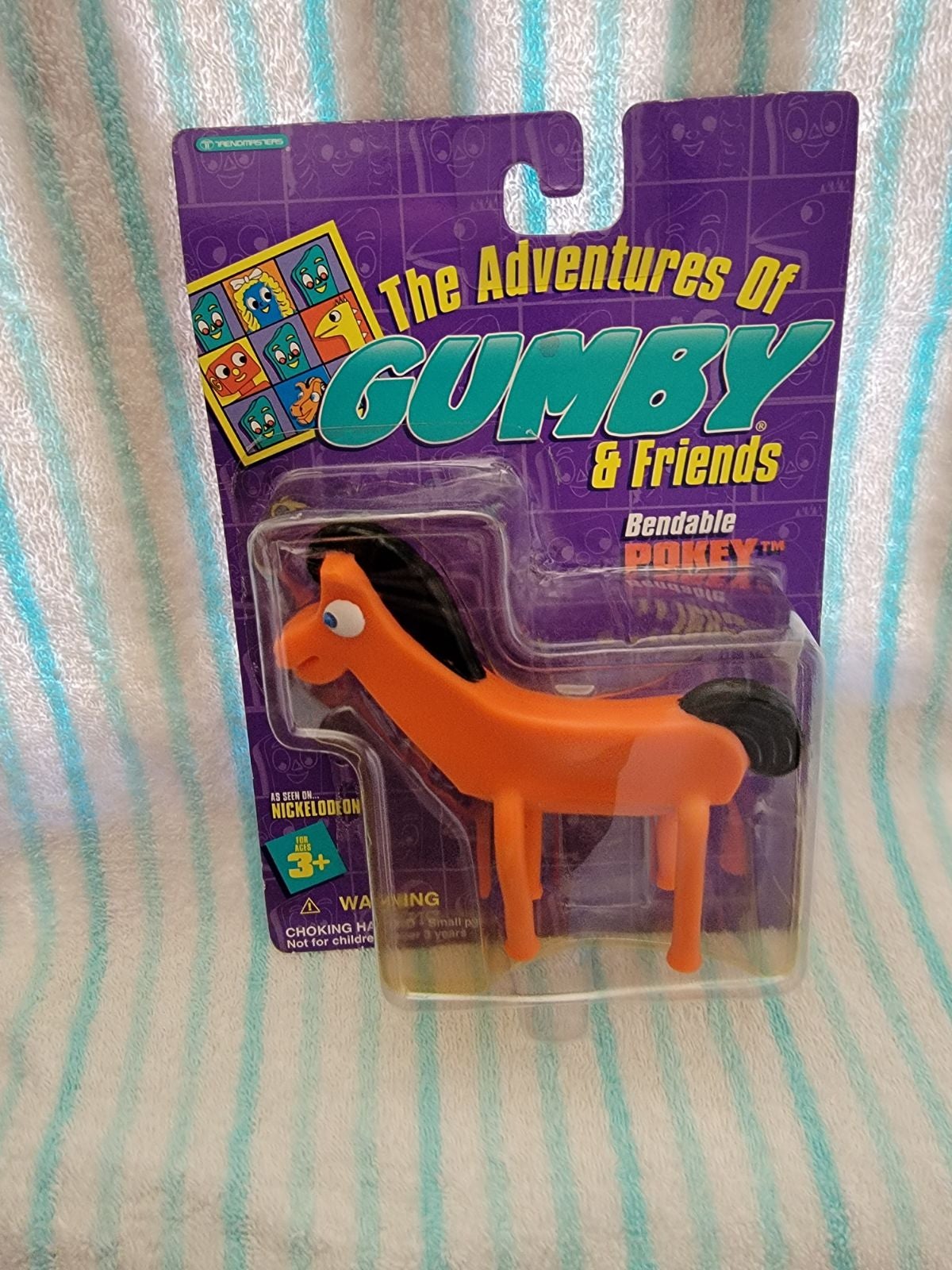 Vintage 1995 The adventures of gumby bendable Pokey