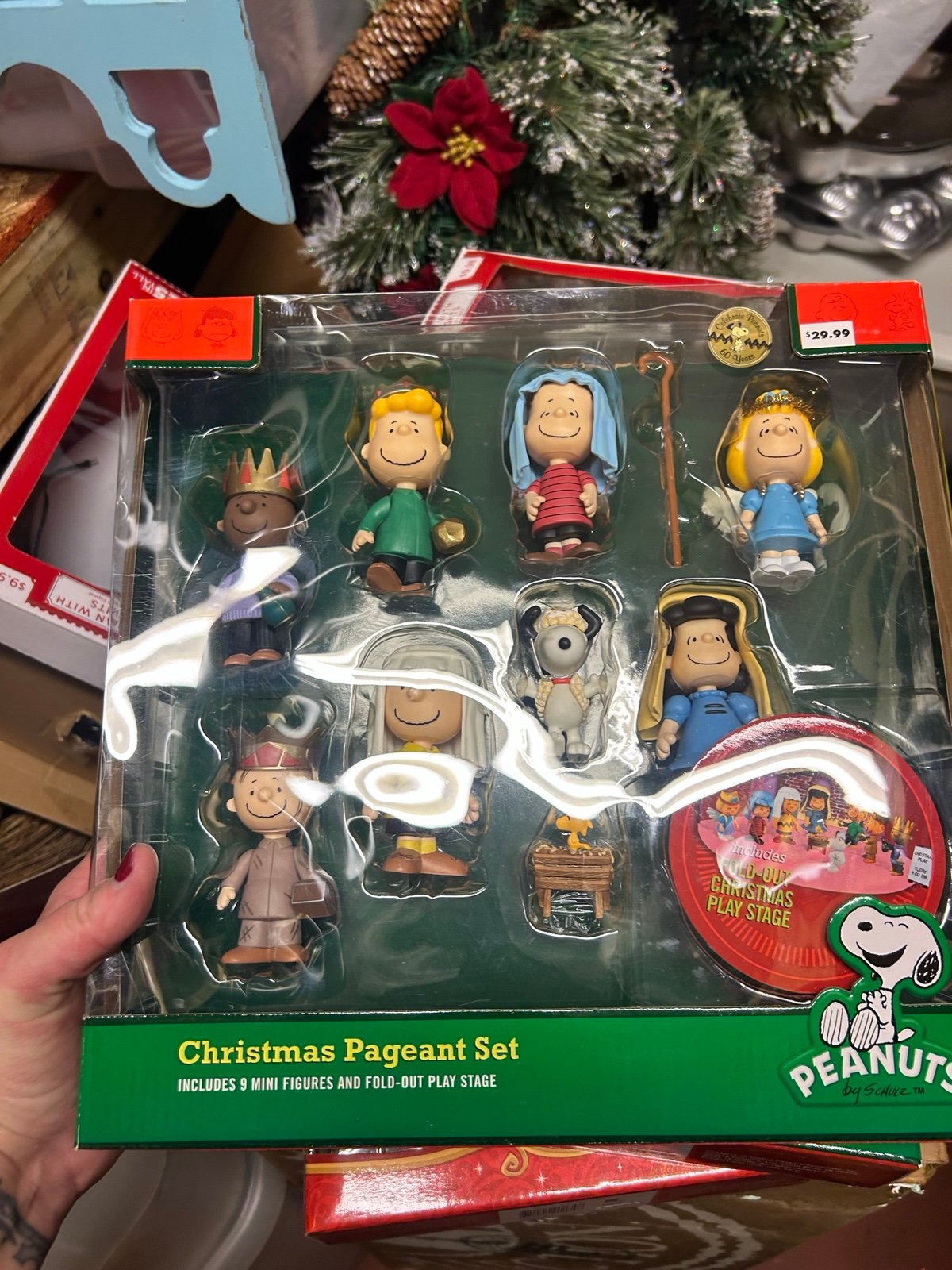 Vintage Peanuts Christmas Pageant set