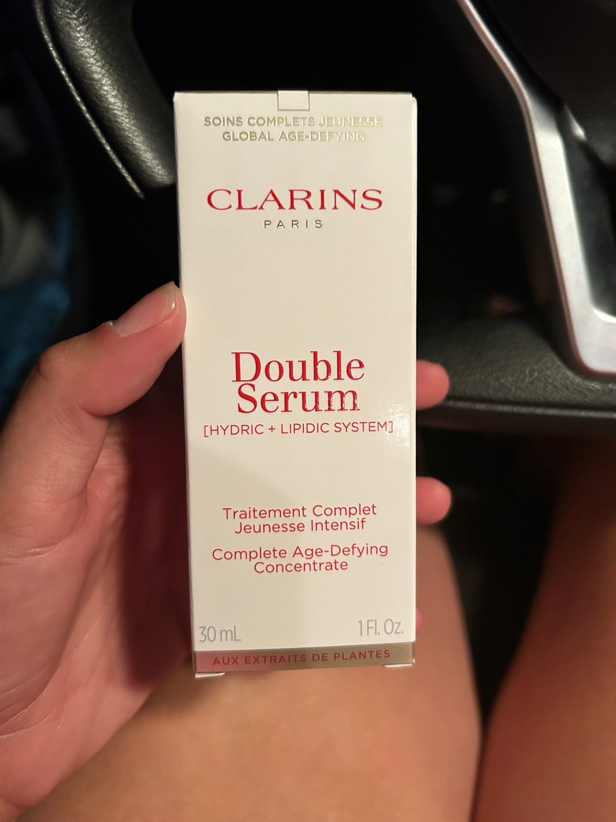 Brand new reformulation Clarins serum