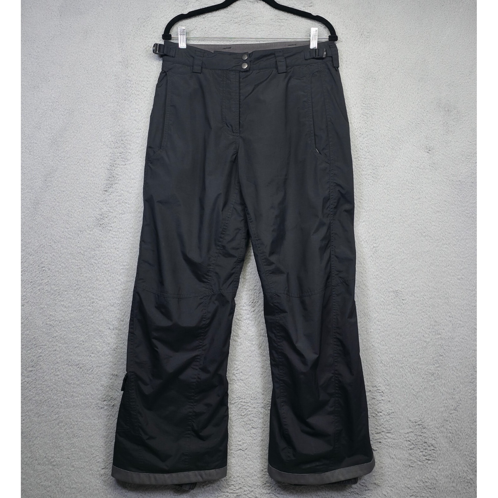 Columbia Convert Ski Pants Womens M Black Snowboarding Omni-Tech Relaxed Fit