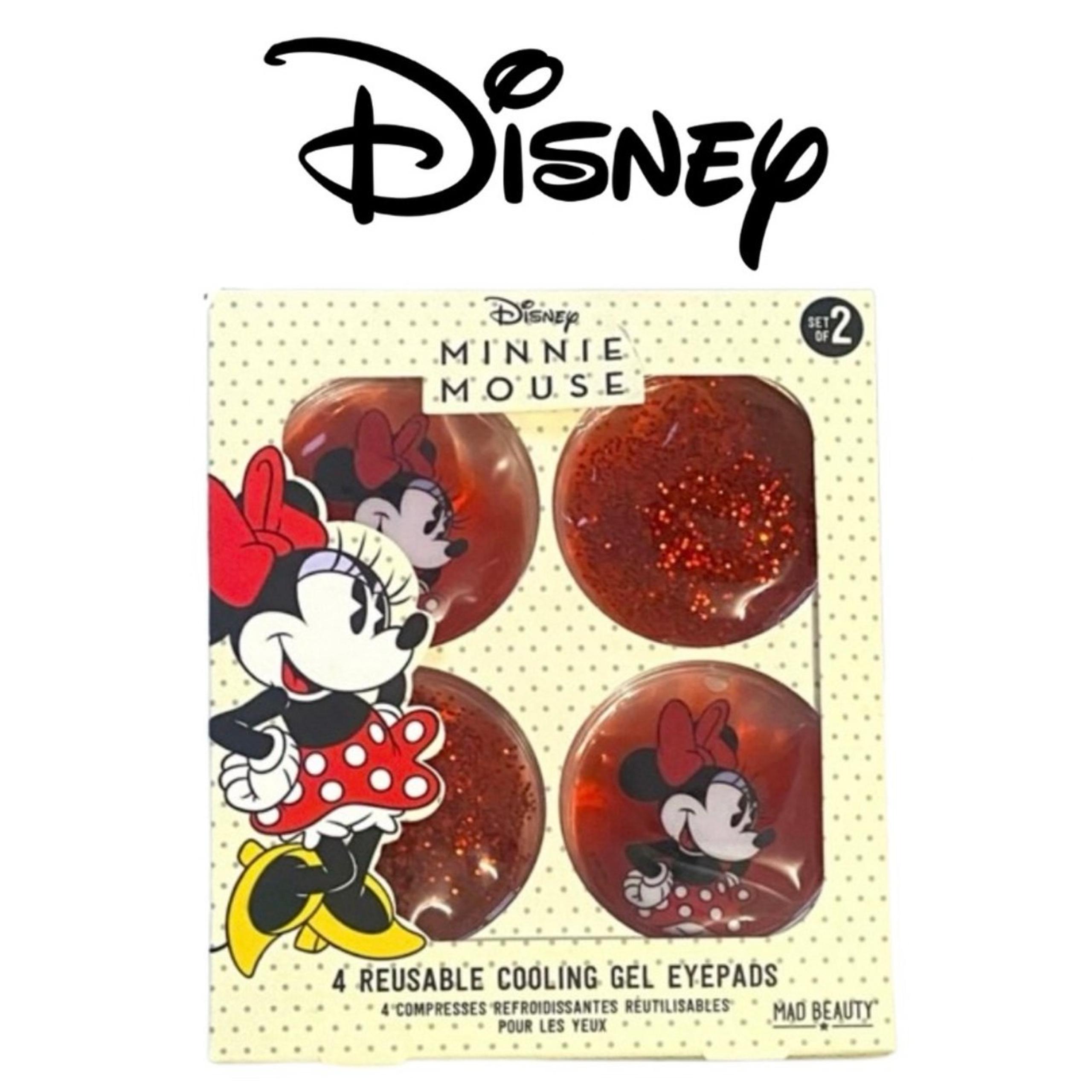 NEW Disney Minnie Mouse 4 Pack Reusable Cooling Gel Eyepads