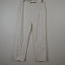 Lauren Ralph Lauren White Relaxed Fit Men 34/34 Straight Leg Khaki 4 Pocket Pant