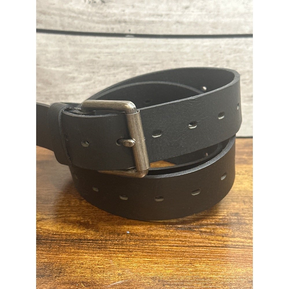 Dickies Black Leather Belt Men's Size 46-48
