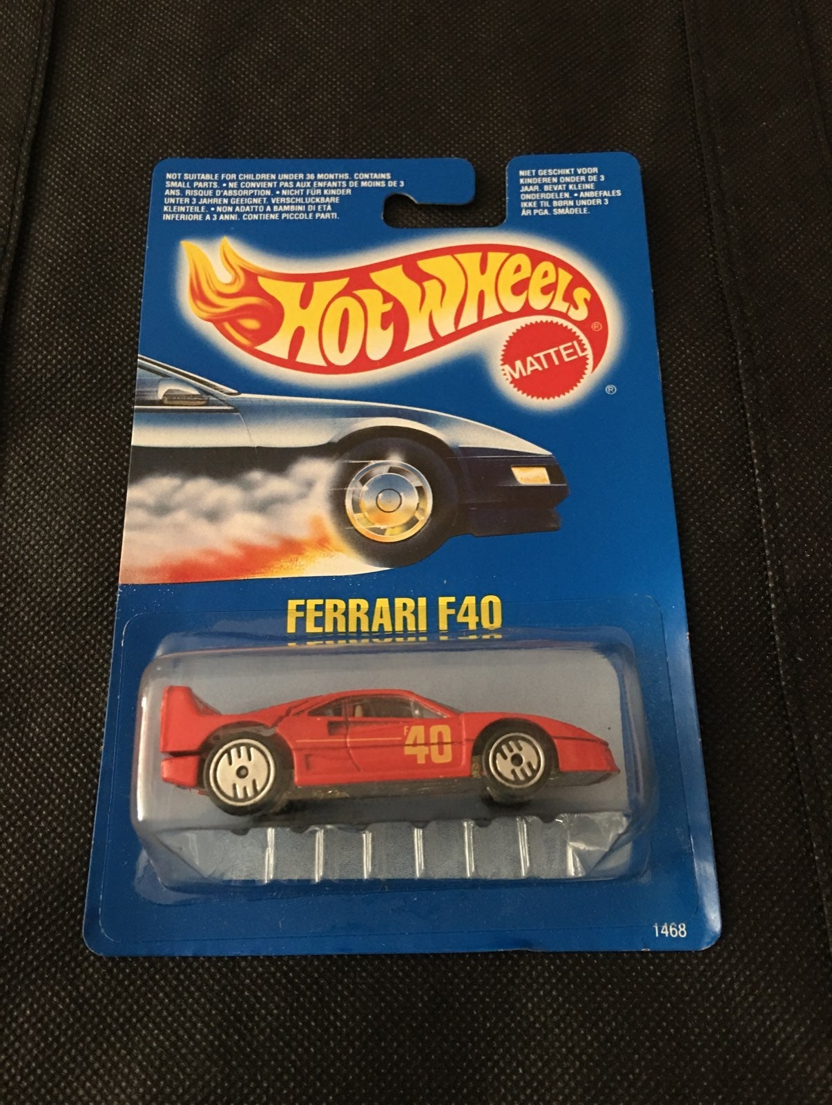 1989 Hot Wheels International Card VHTF