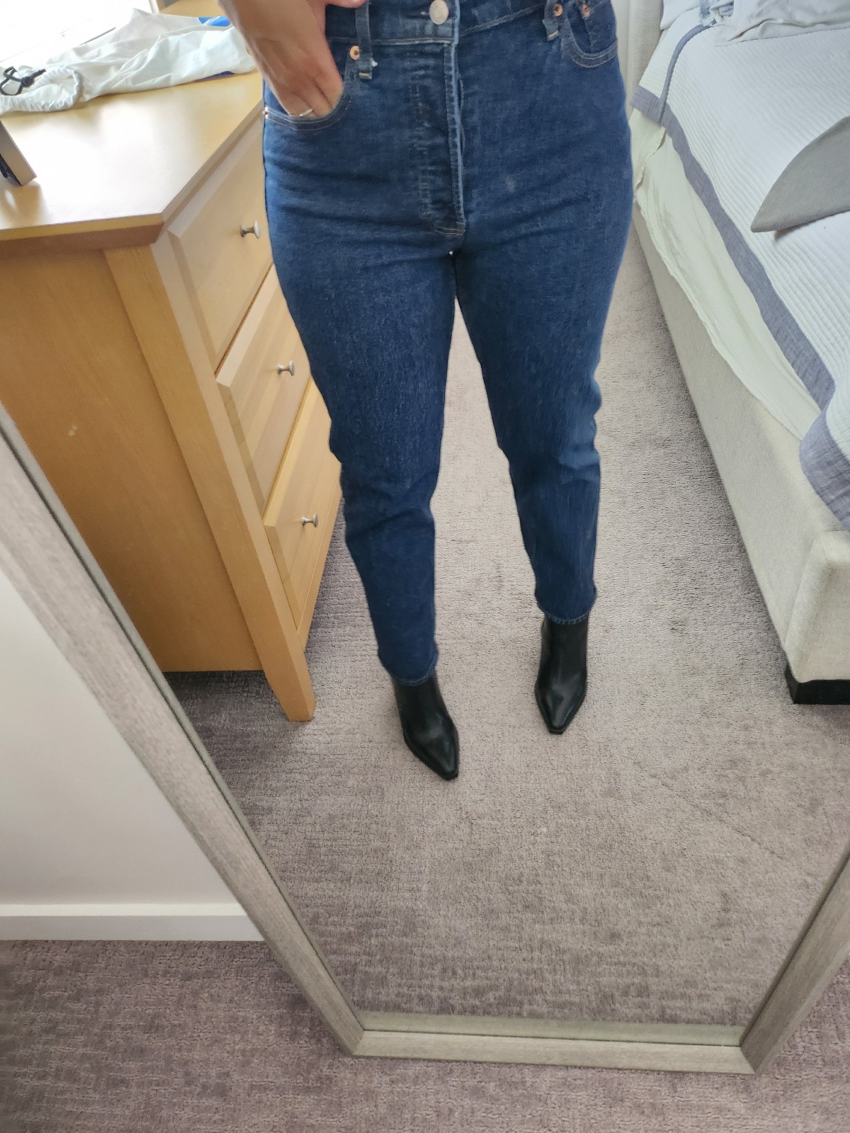 Gap dark blue jeans