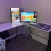L-shaped desk (gaming/productivity) PICK UP ONLY (KATY TEXAS 77450)‼️‼️