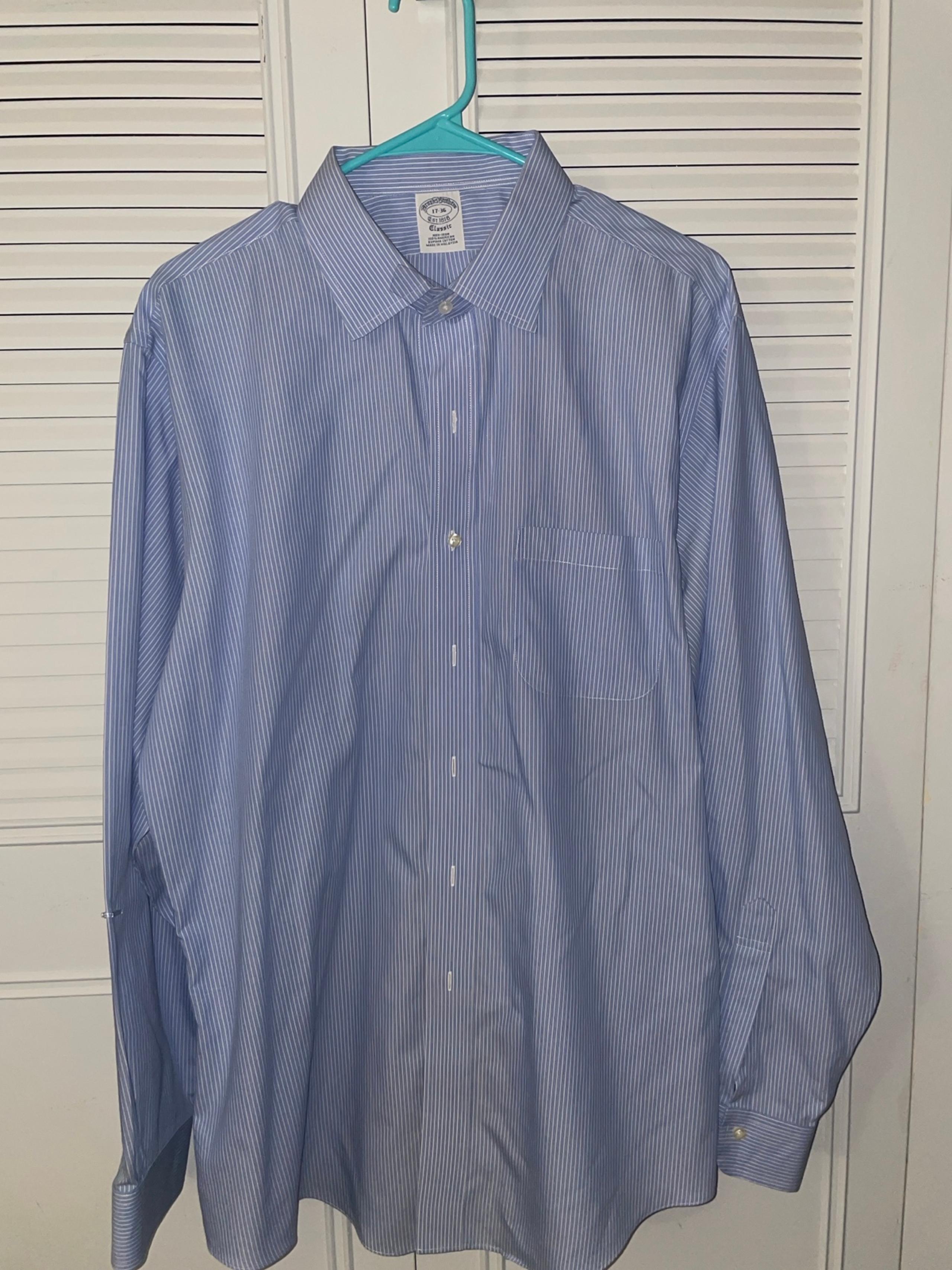 Brooks Brothers men’s button down shirt sz 17-36