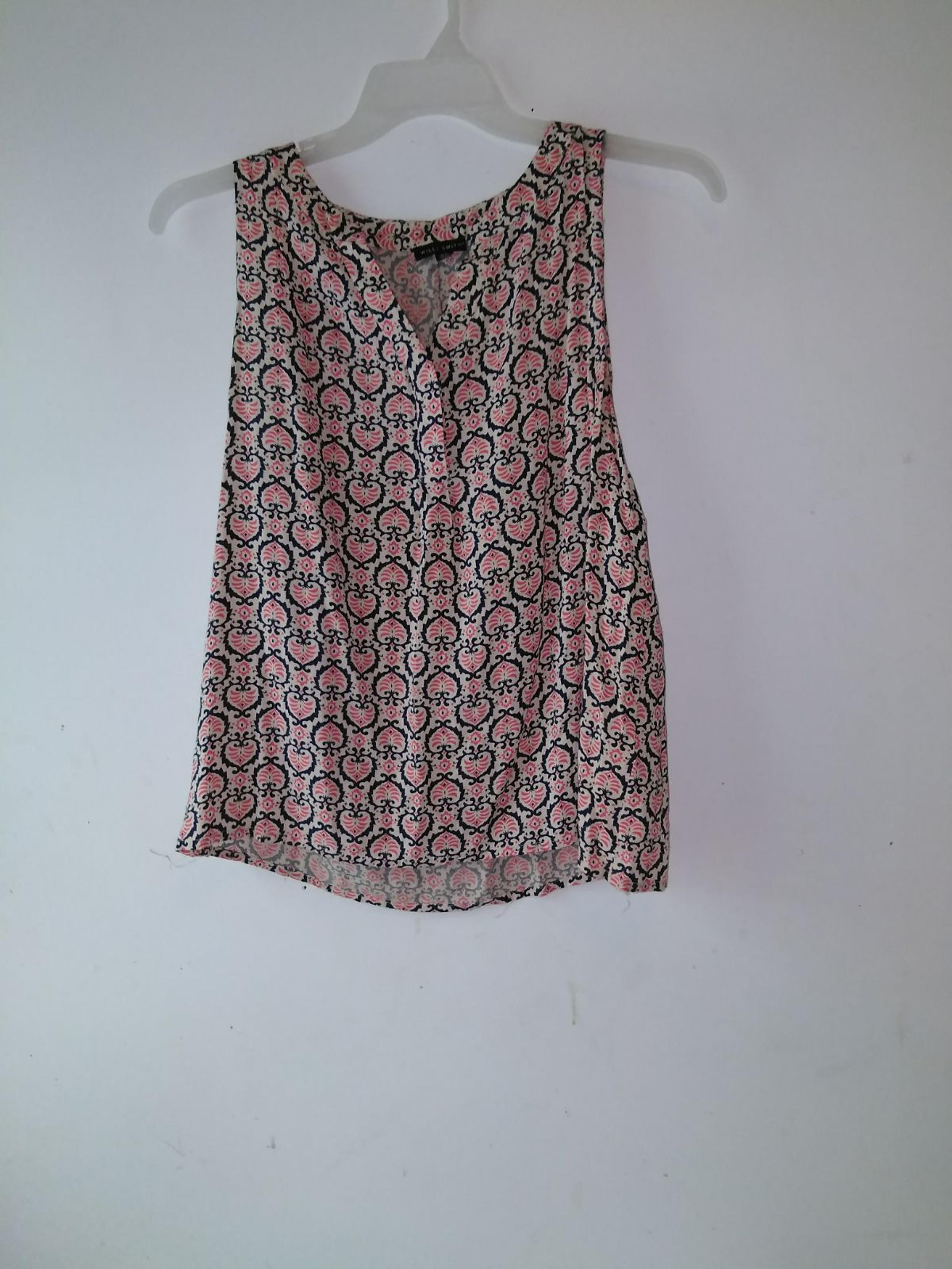 Willi Smith Tank Top Blouse Shirt