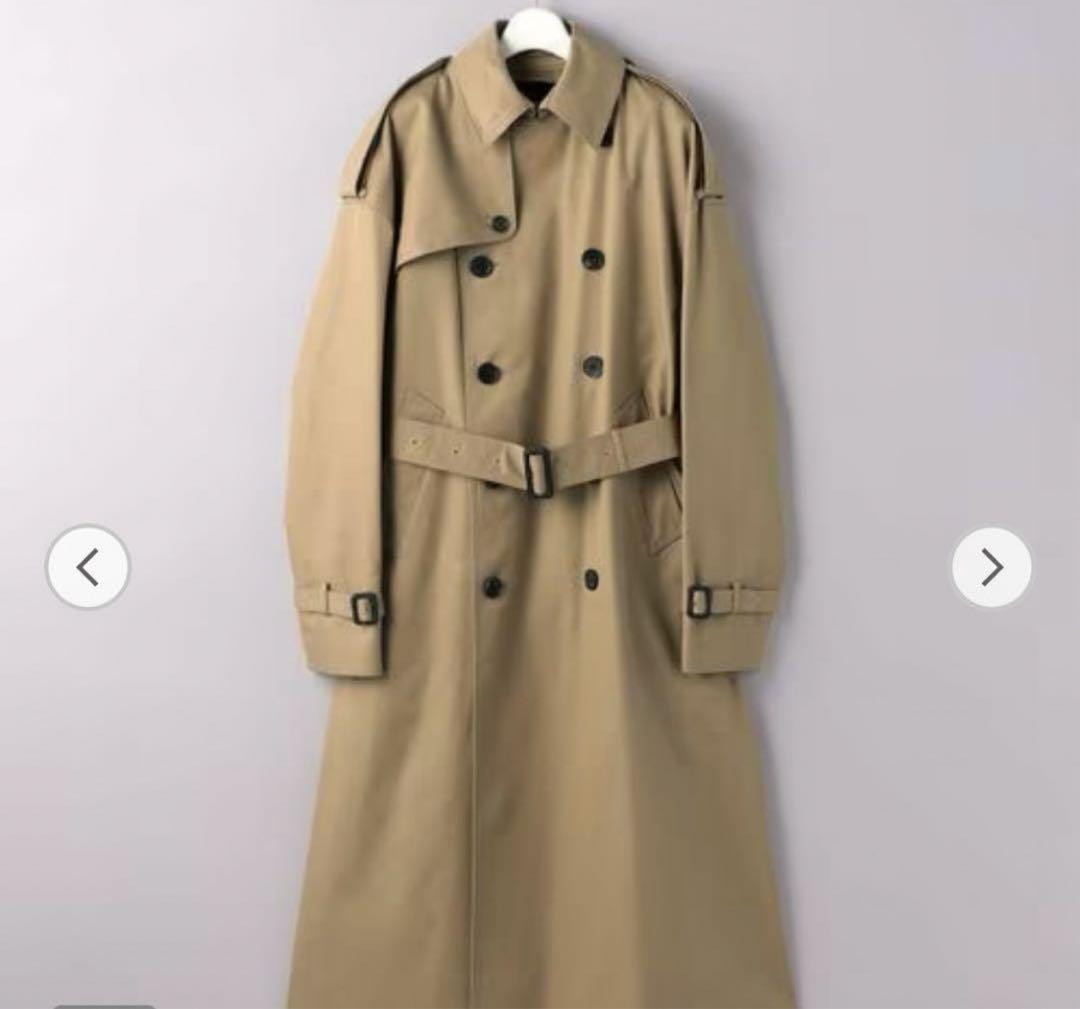 HYKE Trench Coat Big Fit 1