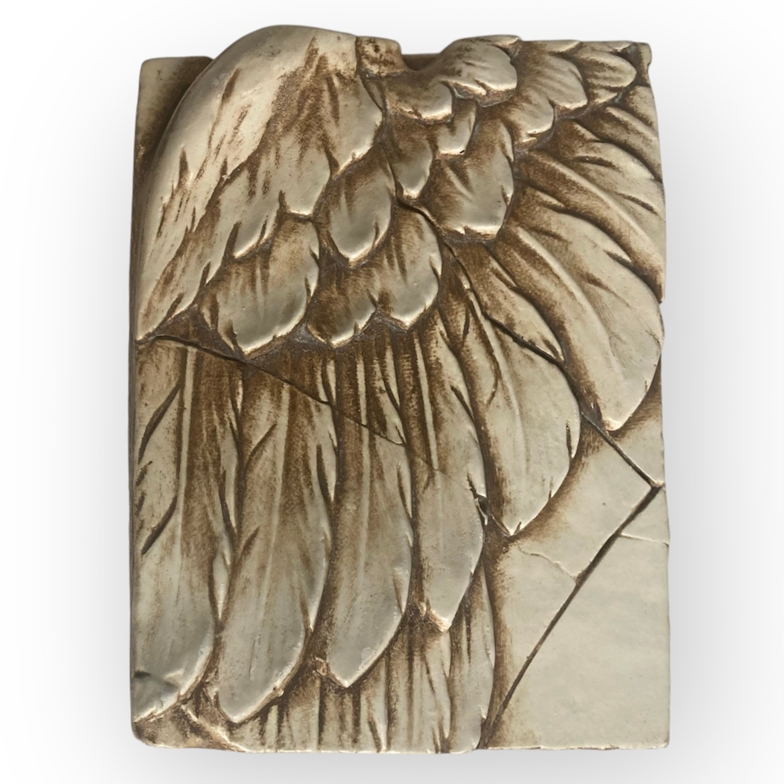 Sid Dickens Wing Memory block T-05, collectible sculptured hanging Wall plaque
