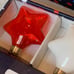4th of July glass star lights battery operated string lights garland 35 per set
