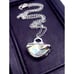 Angel aura quartz crystal necklace handmade gothic fantasy metalwork rainbow