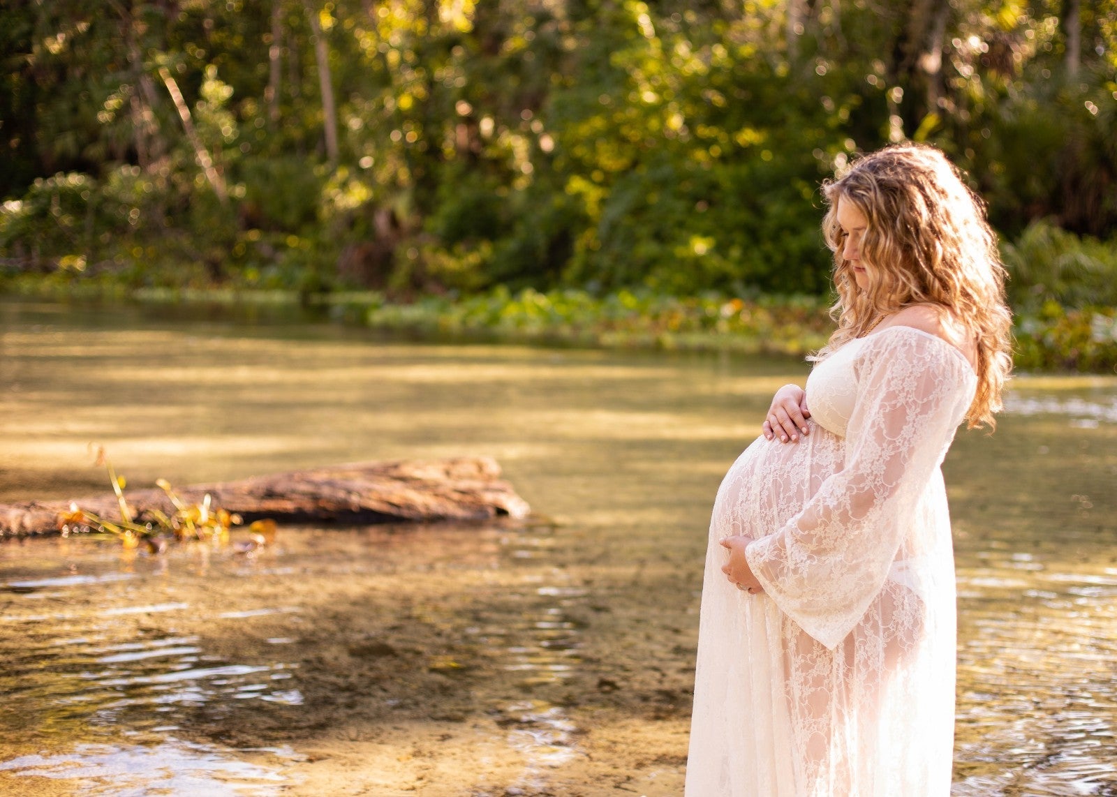 Lace Maternity Dress