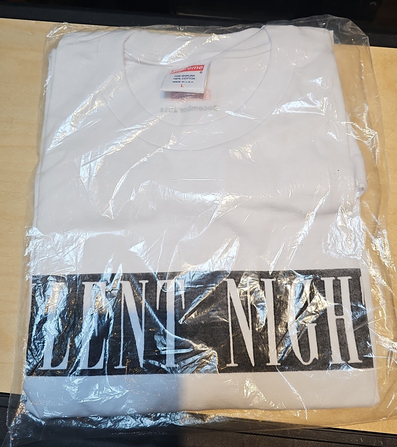 Supreme Silent Night White Large Tee
