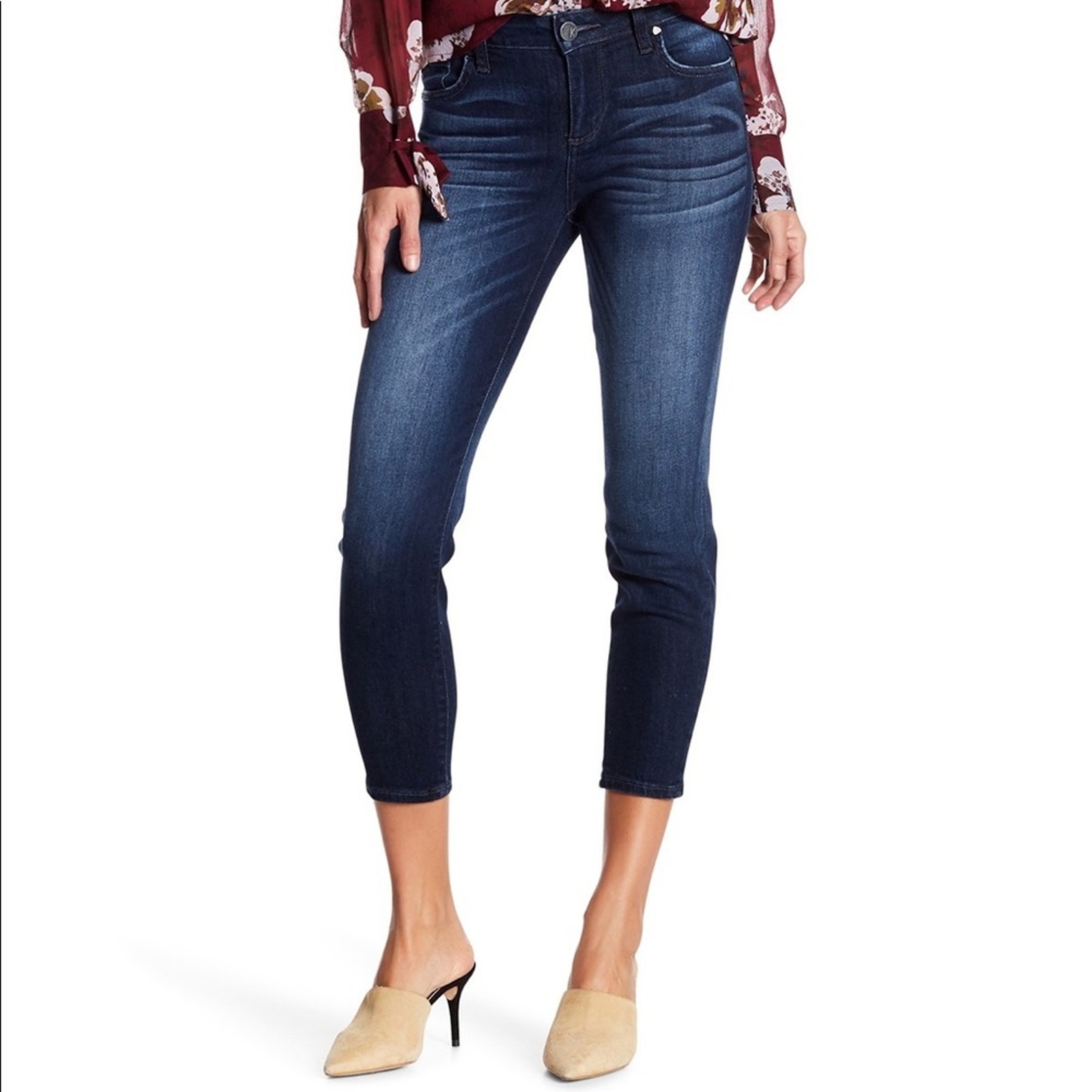 KUT from the Kloth Diana Kurvy Crop Jean