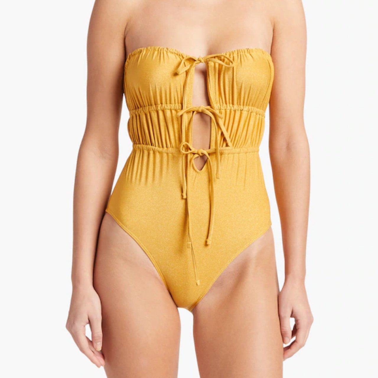 Immediate Shipping] Coco pleats swimwear andmary Two-piece