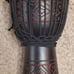 Toca Djembe Drum Handmade Leather Handcarved Wood Percussion Instrument