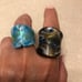 Beautiful and Unique! Hand blown glass ring