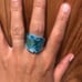 Beautiful and Unique! Hand blown glass ring