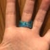 Beautiful and Unique! Hand blown glass ring