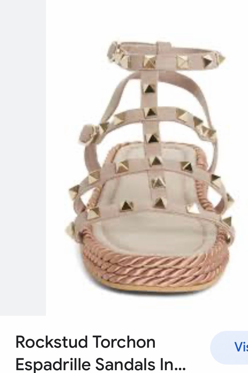 Rockstud Torechan Esparville sandal by Valentino