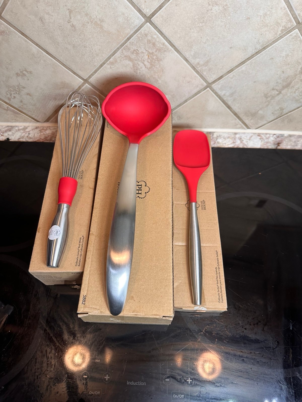 Set de 3 culinario rojo