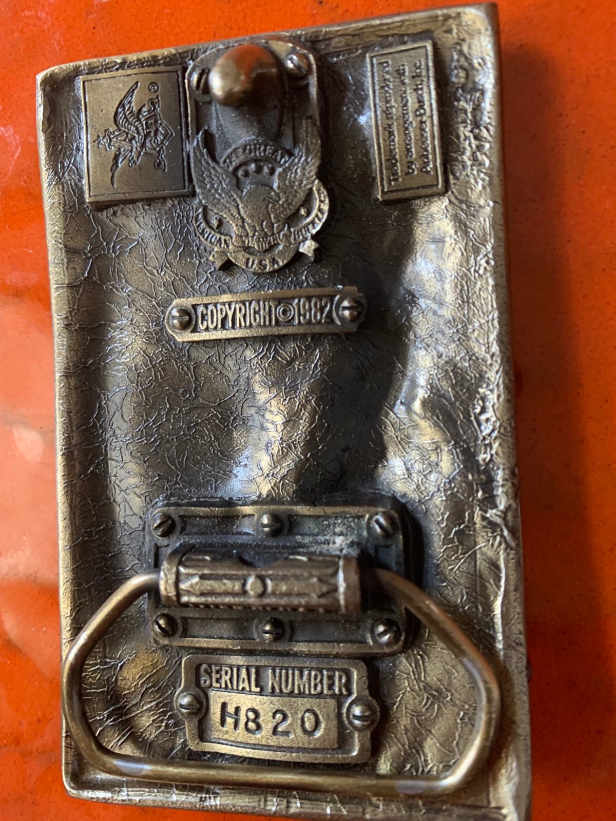 Vintage Budweiser belt buckle