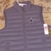 Dallas Cowboys Full Zip Puffer Vest Jacket Winter Coat NWT...double sided zipper